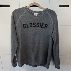 Glossier Crewneck | Gray Sweatshirt